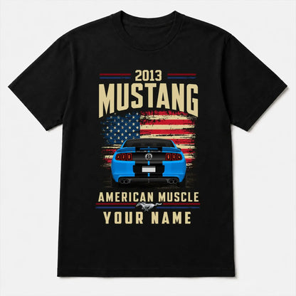 2013 Mustang Muscle Car Personalized Apparel