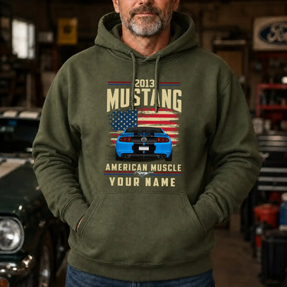2013 Mustang Muscle Car Personalized Apparel