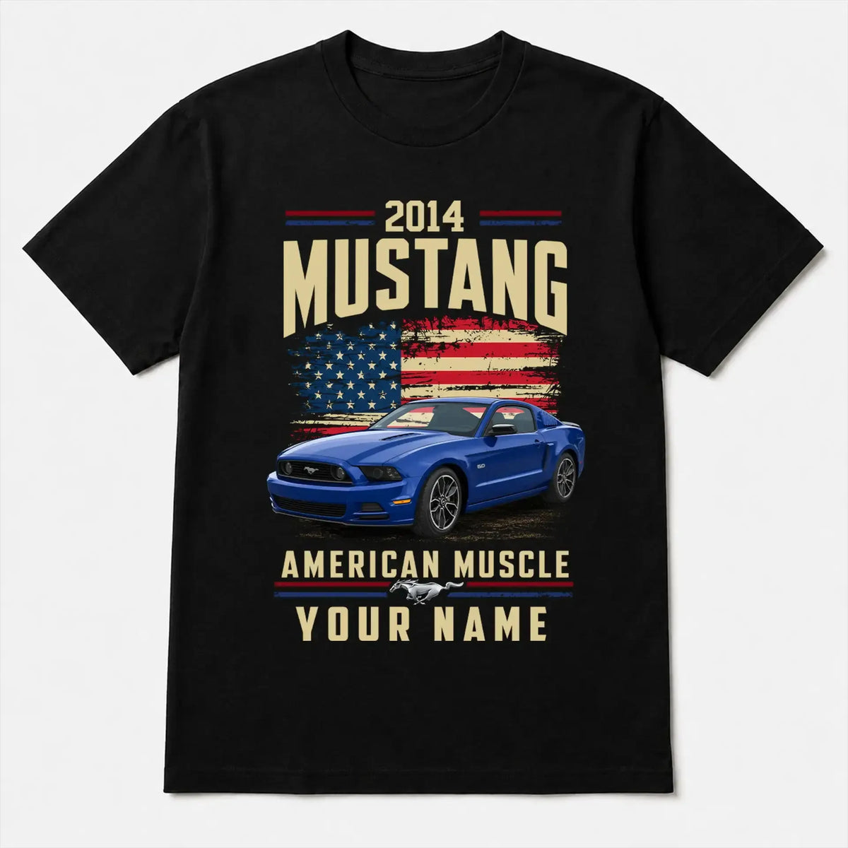 2014 Mustang Muscle Car Personalized Apparel