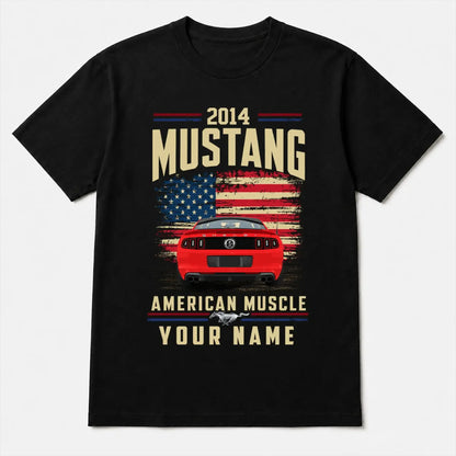 2014 Mustang Muscle Car Personalized Apparel