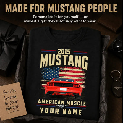 2015 Mustang Muscle Car Personalized Apparel