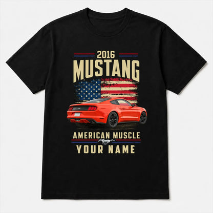 2016 Mustang Muscle Car Personalized Apparel