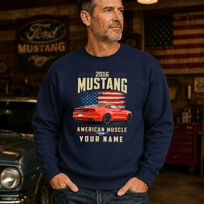 2016 Mustang Muscle Car Personalized Apparel