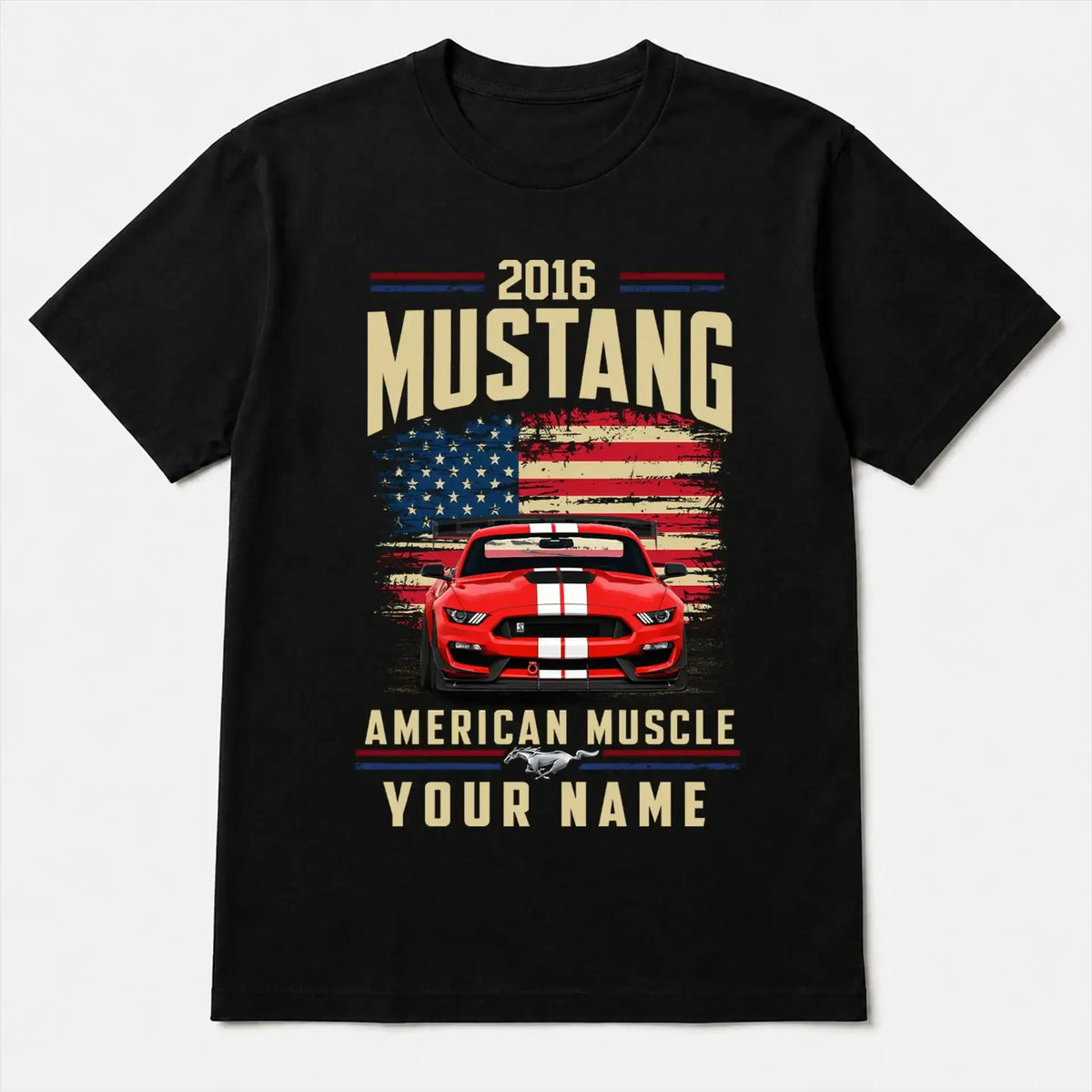 2016 Mustang Muscle Car Personalized Apparel