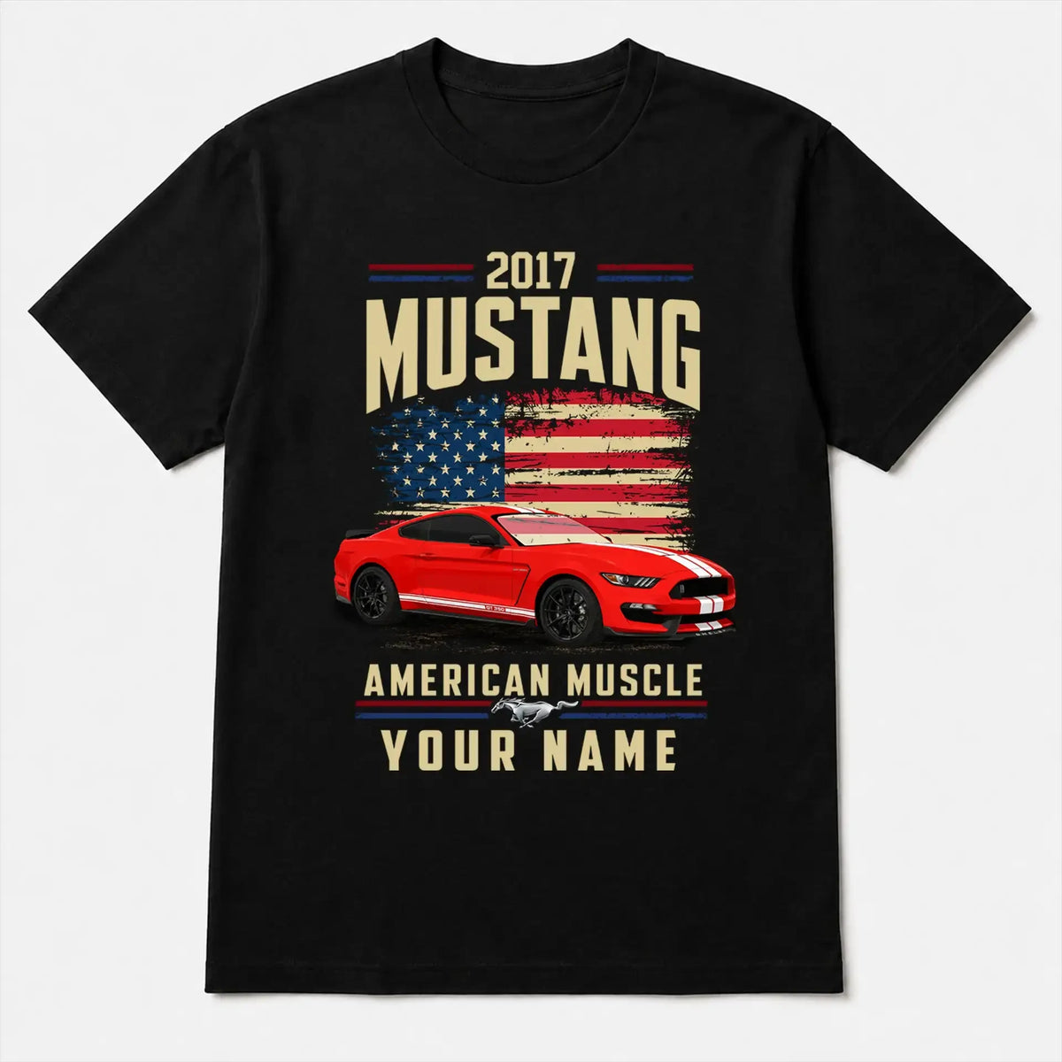 2017 Mustang Muscle Car Personalized Apparel