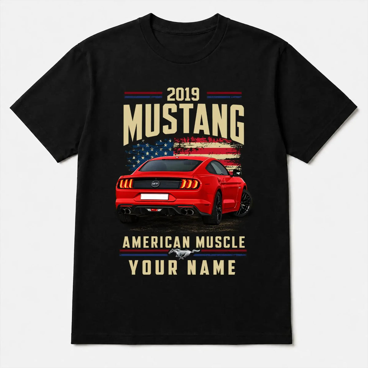 2019 Mustang Muscle Car Personalized Apparel