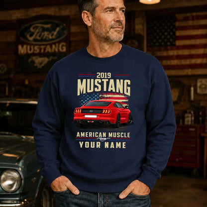 2019 Mustang Muscle Car Personalized Apparel