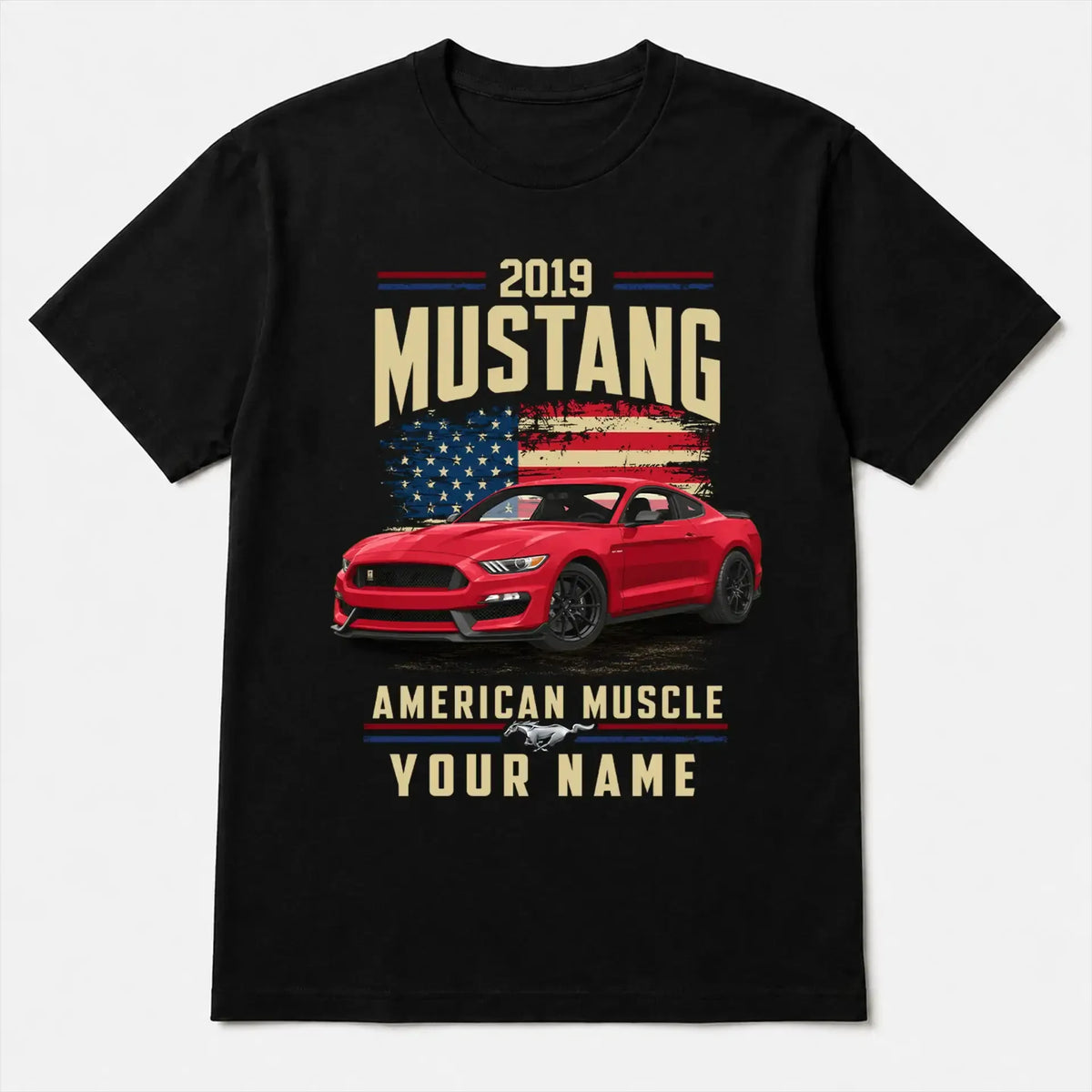 2019 Mustang Muscle Car Personalized Apparel