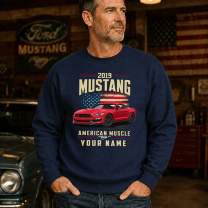 2019 Mustang Muscle Car Personalized Apparel