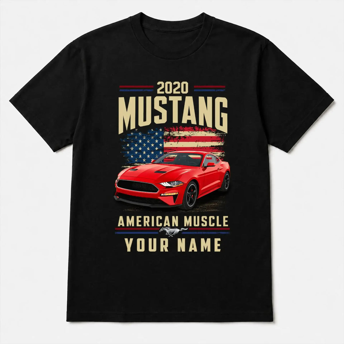 2020 Mustang Muscle Car Personalized Apparel