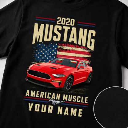 2020 Mustang Muscle Car Personalized Apparel