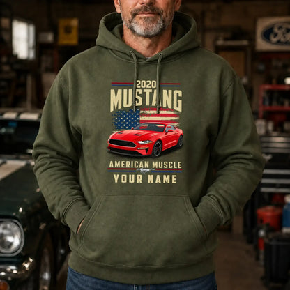 2020 Mustang Muscle Car Personalized Apparel