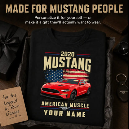 2020 Mustang Muscle Car Personalized Apparel