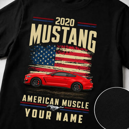 2020 Mustang Muscle Car Personalized Apparel