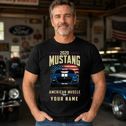 2020 Mustang Muscle Car Personalized Apparel