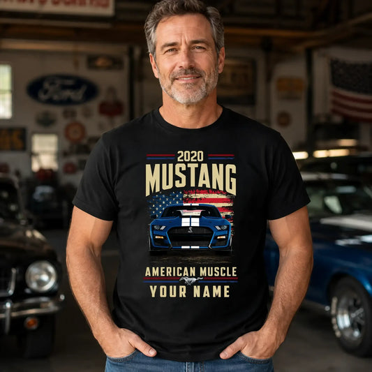 2020 Mustang Muscle Car Personalized Apparel