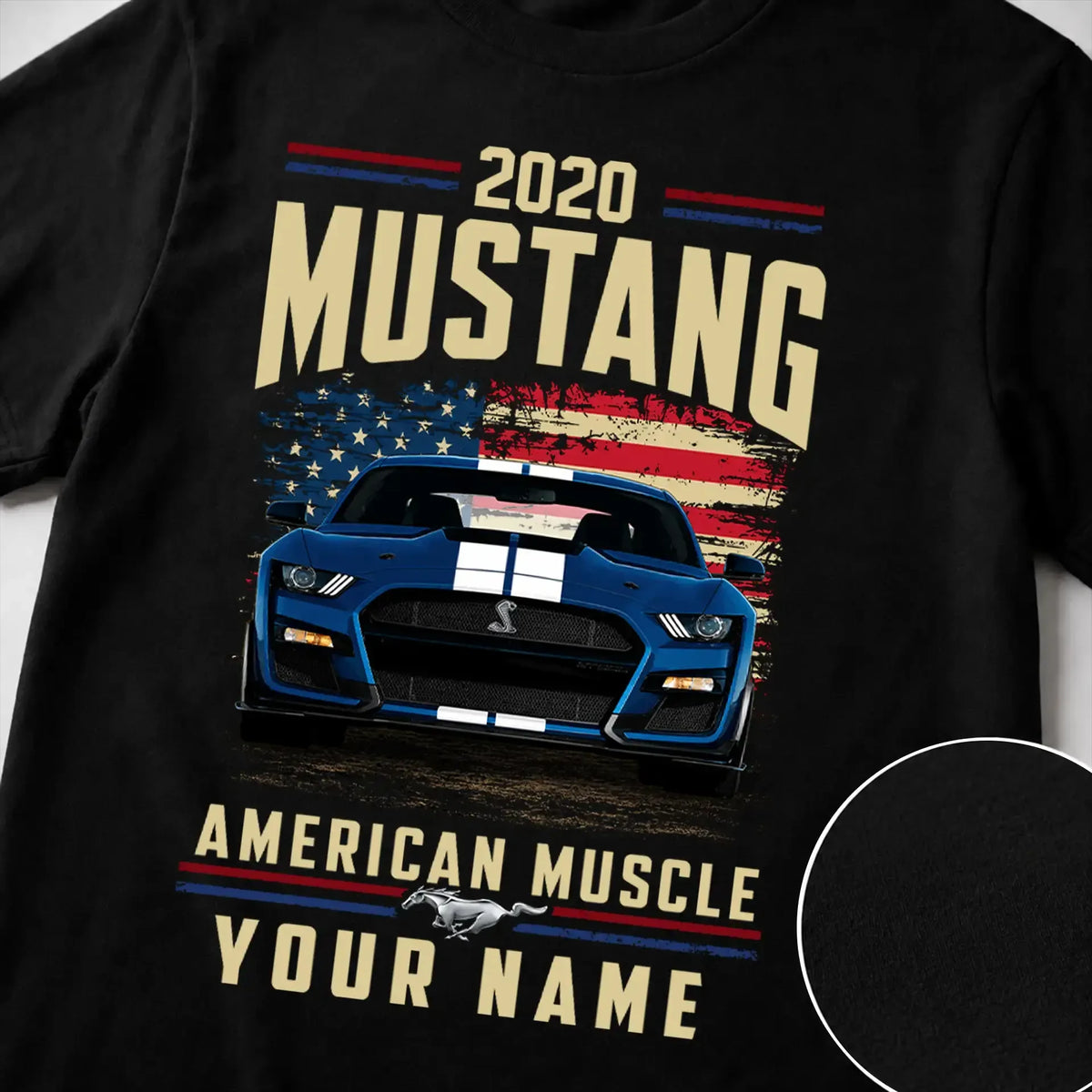2020 Mustang Muscle Car Personalized Apparel
