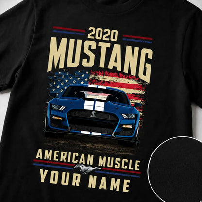 2020 Mustang Muscle Car Personalized Apparel