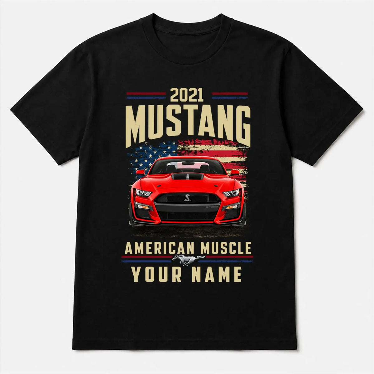 2021 Mustang Muscle Car Personalized Apparel