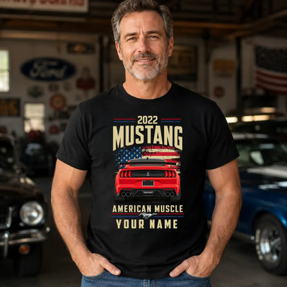 2022 Mustang Muscle Car Personalized Apparel
