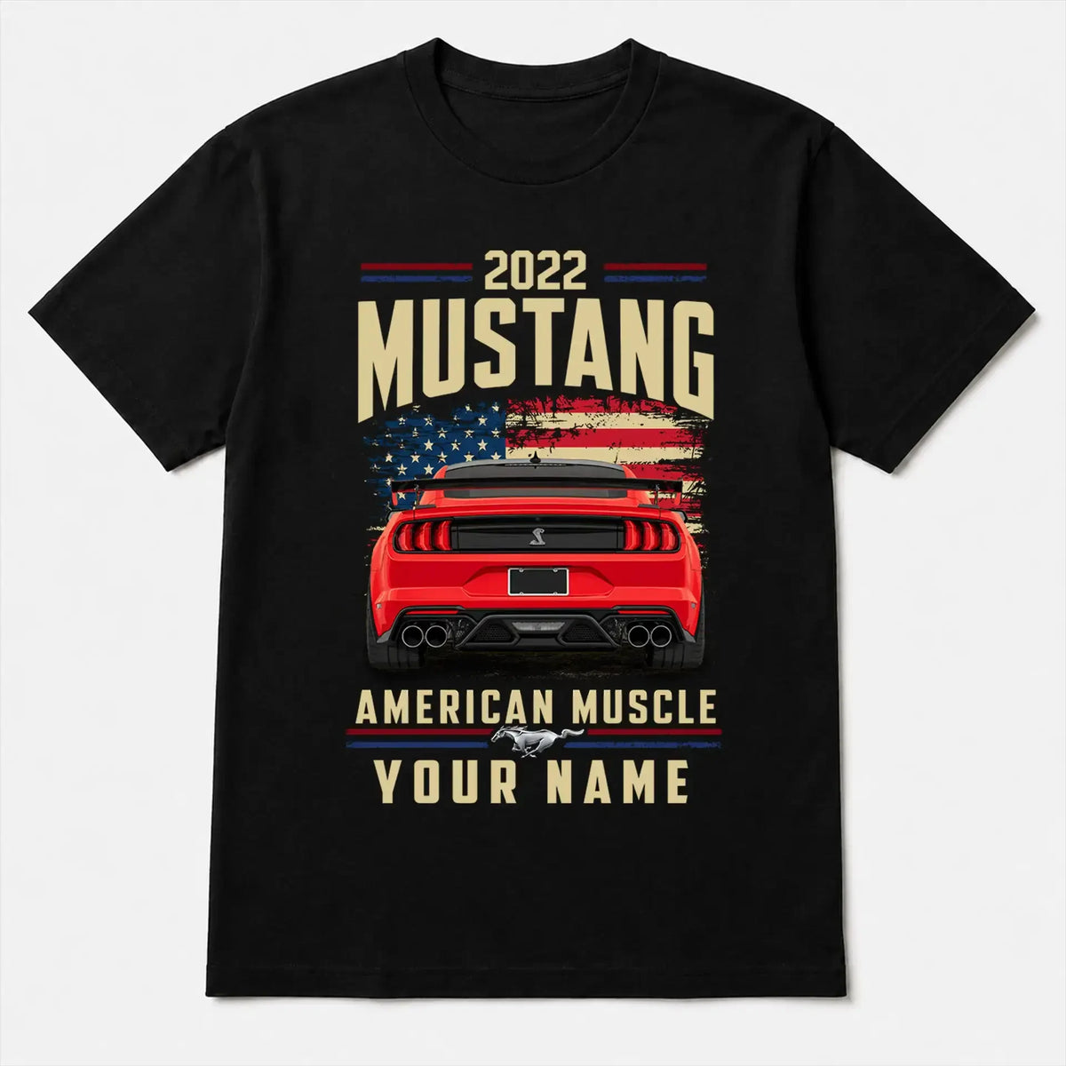 2022 Mustang Muscle Car Personalized Apparel