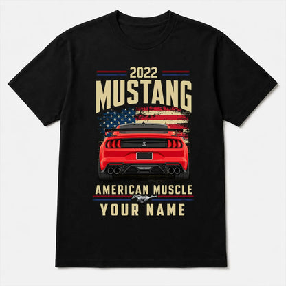 2022 Mustang Muscle Car Personalized Apparel