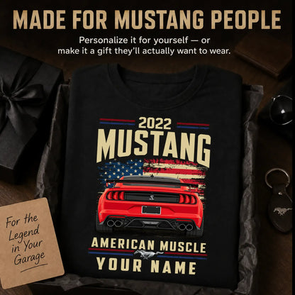 2022 Mustang Muscle Car Personalized Apparel