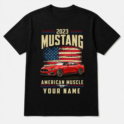 2023 Mustang Muscle Car Personalized Apparel