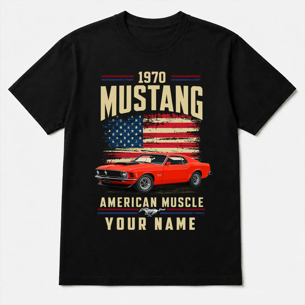 1970 Mustang Muscle Car Personalized Apparel