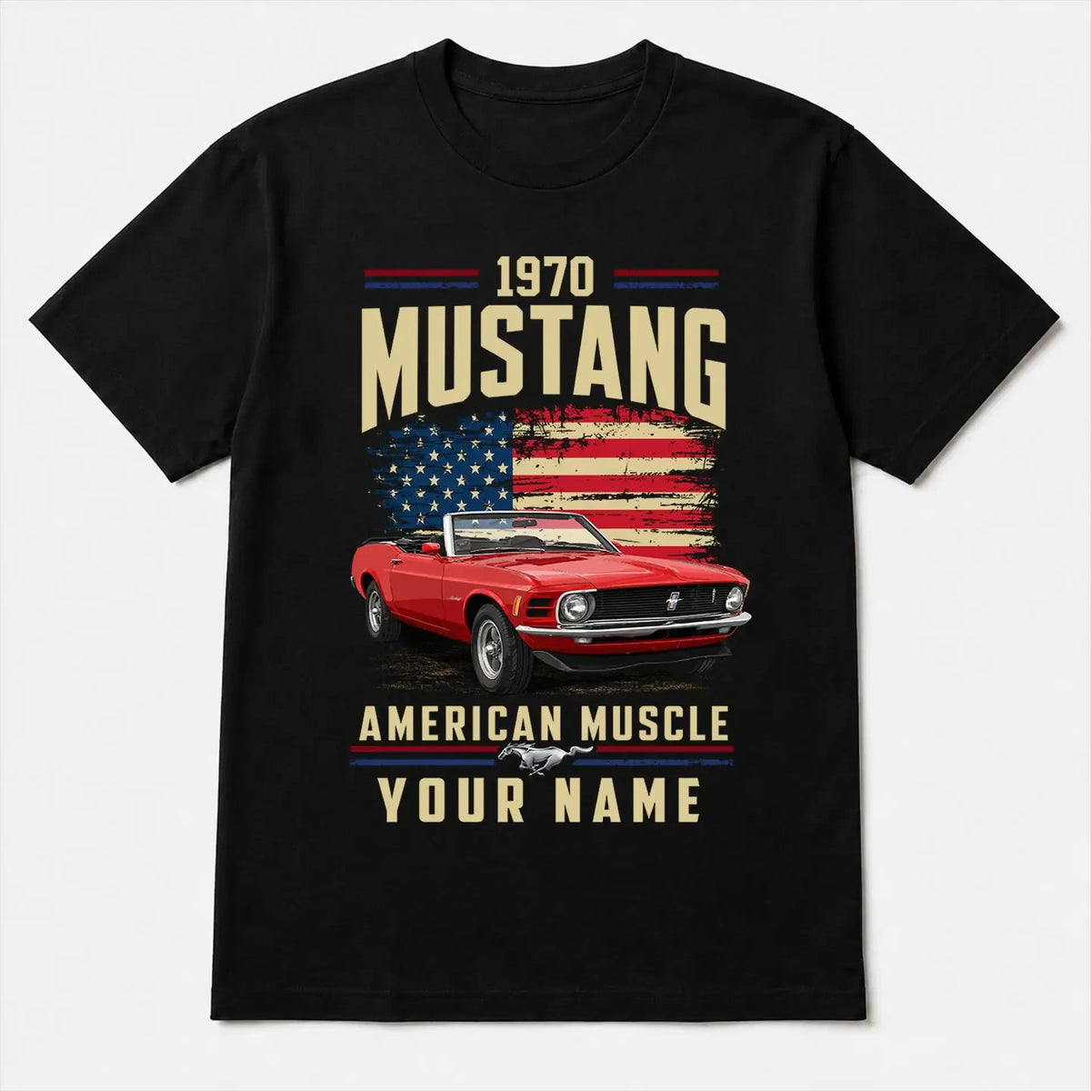 1970 Mustang Muscle Car Personalized Apparel
