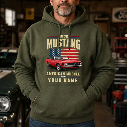 1970 Mustang Muscle Car Personalized Apparel