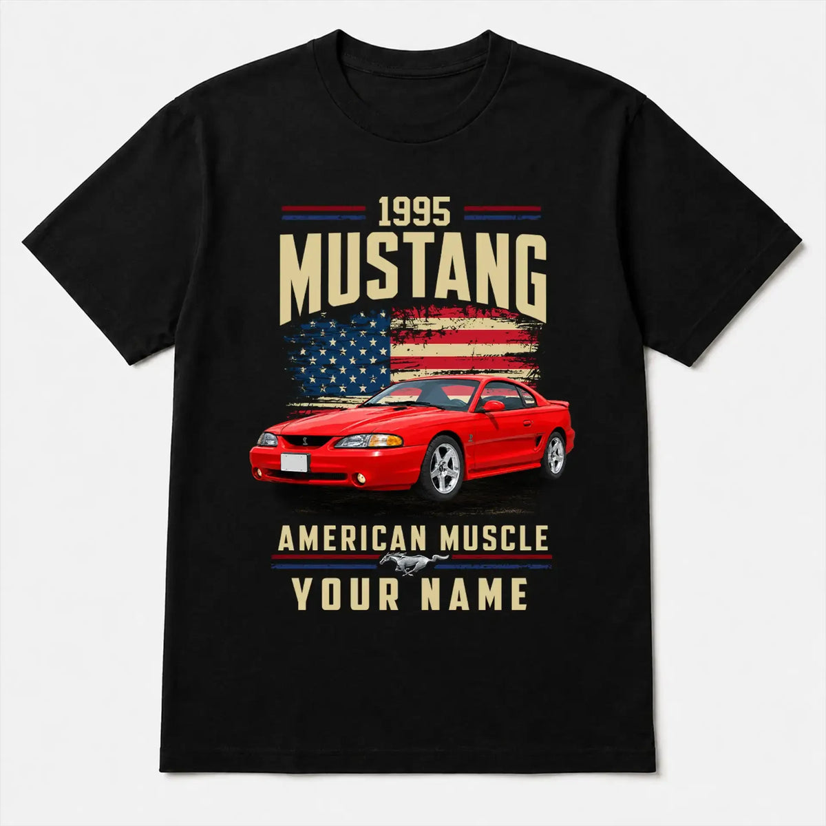 1995 Mustang Muscle Car Personalized Apparel