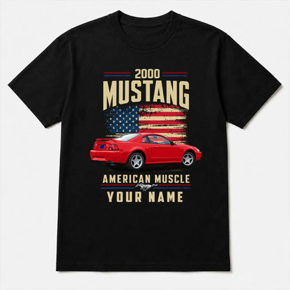 2000 Mustang Muscle Car Personalized Apparel