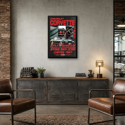Personalized 1967 Corvette Sports Car Canvas Wall Art