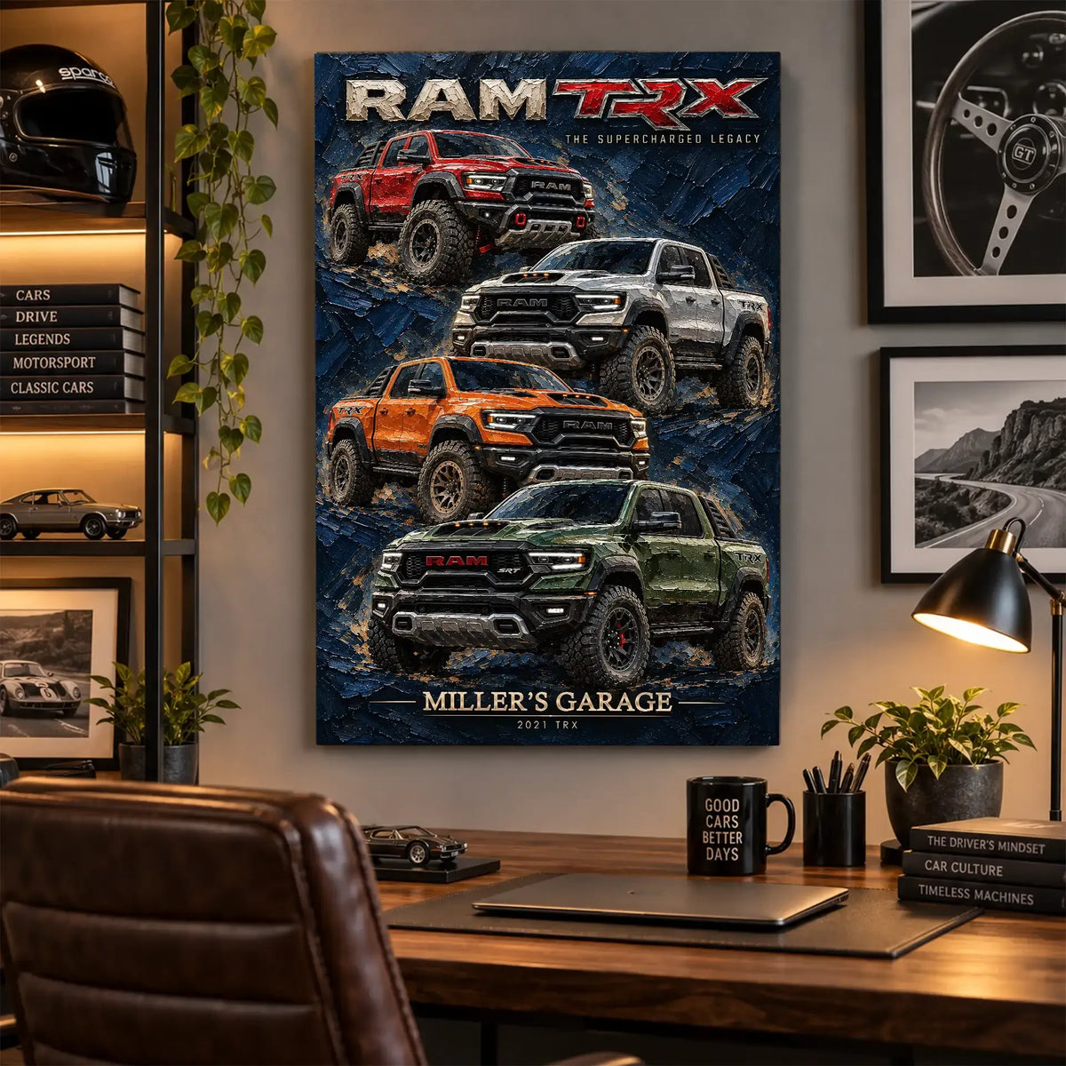 Personalized TRX Classic Car Canvas Wall Art