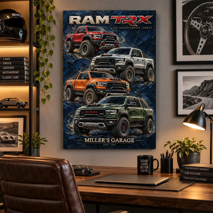 Personalized TRX Classic Car Canvas Wall Art