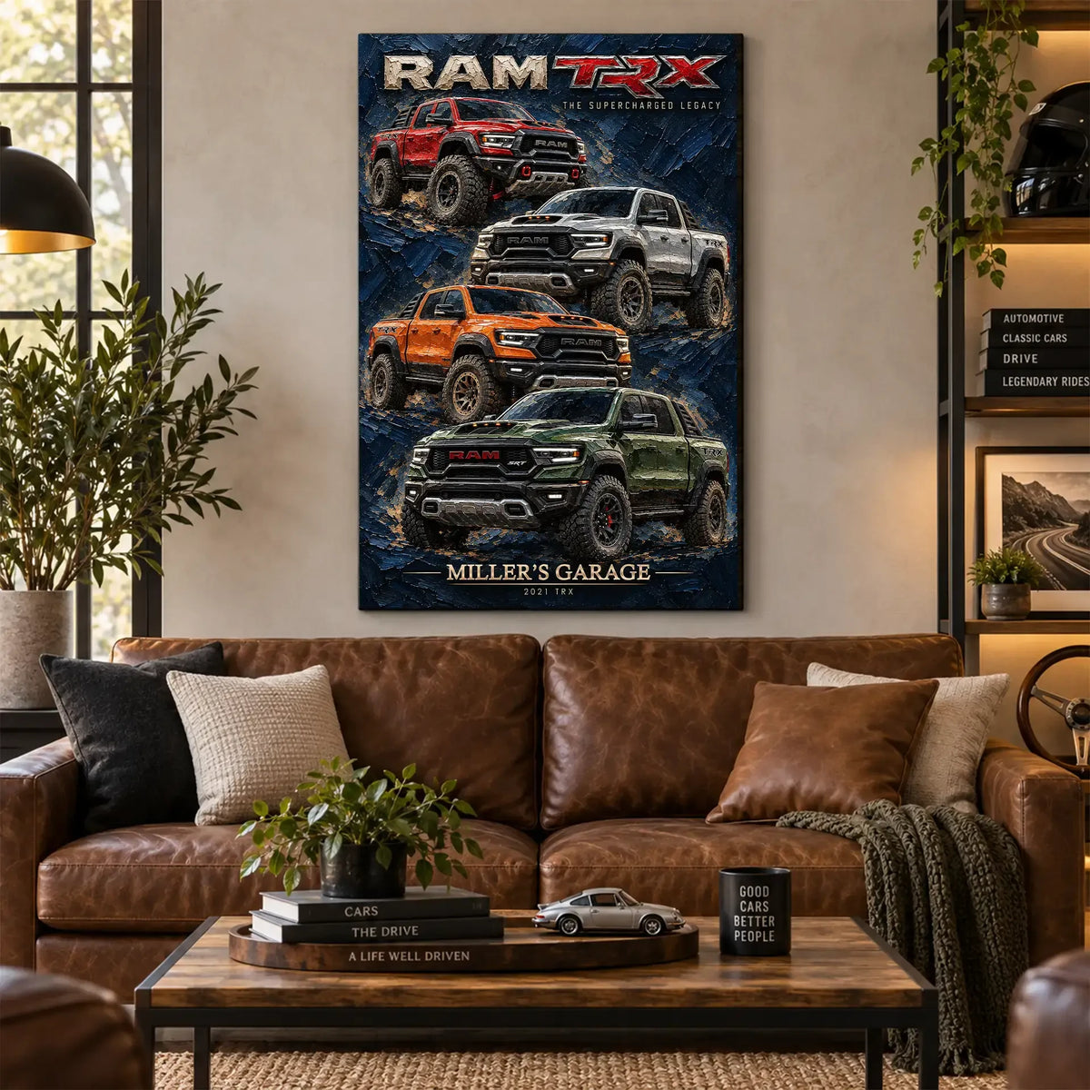 Personalized TRX Classic Car Canvas Wall Art