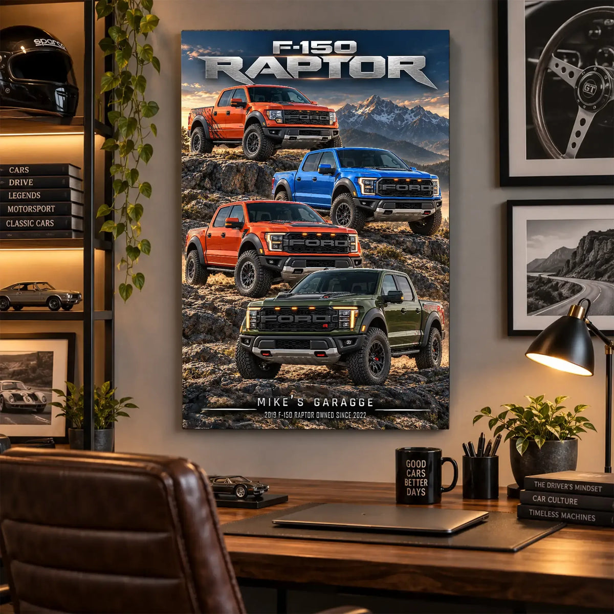 Personalized F-150 Pickup Truck Canvas Wall Art
