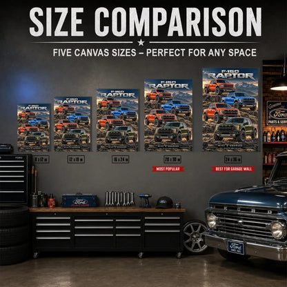 Personalized F-150 Pickup Truck Canvas Wall Art