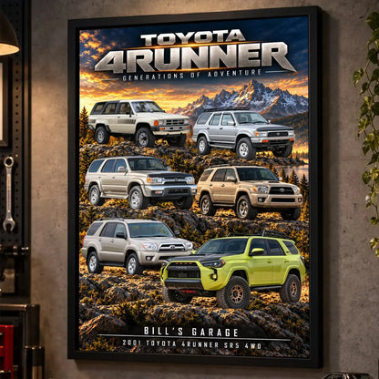 Personalized 4Runner Evolution SUV Canvas Wall Art