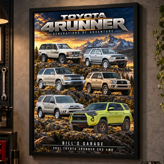 Personalized 4Runner Evolution SUV Canvas Wall Art