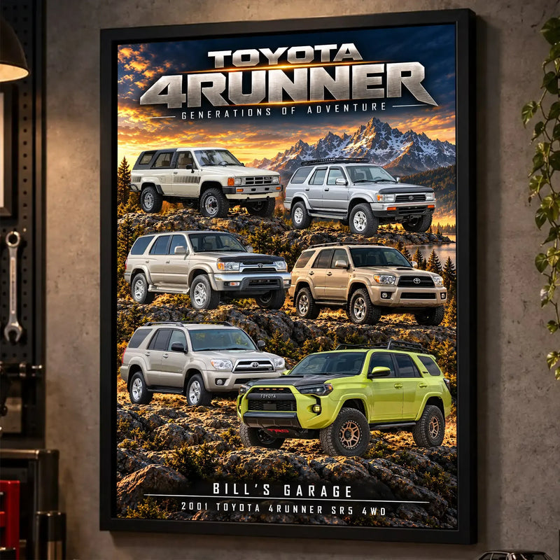 Personalized 4Runner Evolution SUV Canvas Wall Art