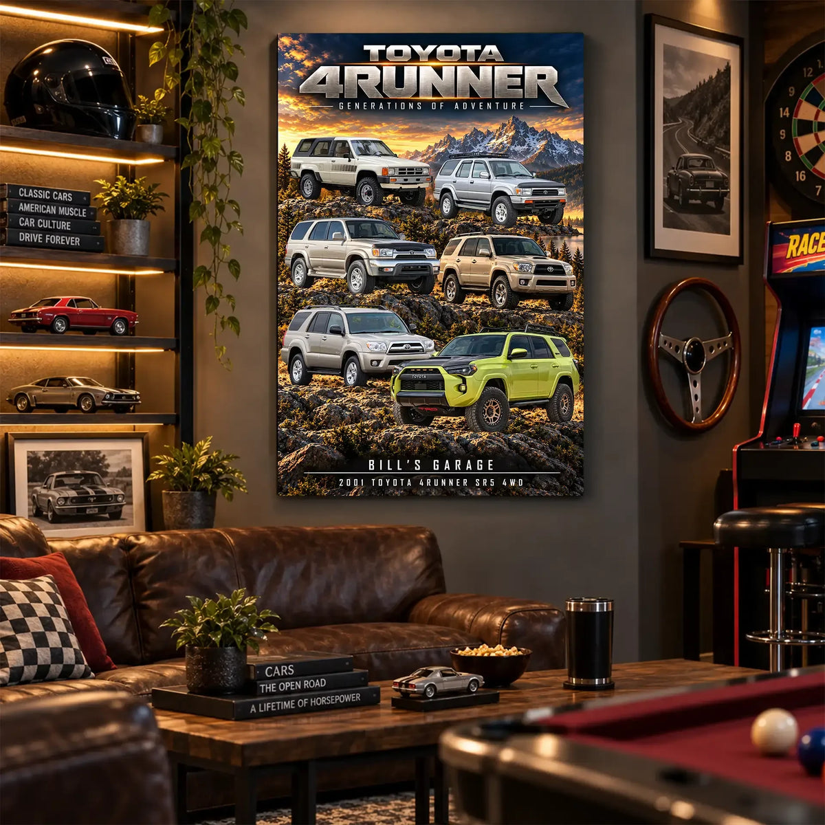 Personalized 4Runner Evolution SUV Canvas Wall Art