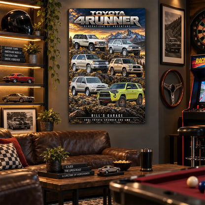 Personalized 4Runner Evolution SUV Canvas Wall Art