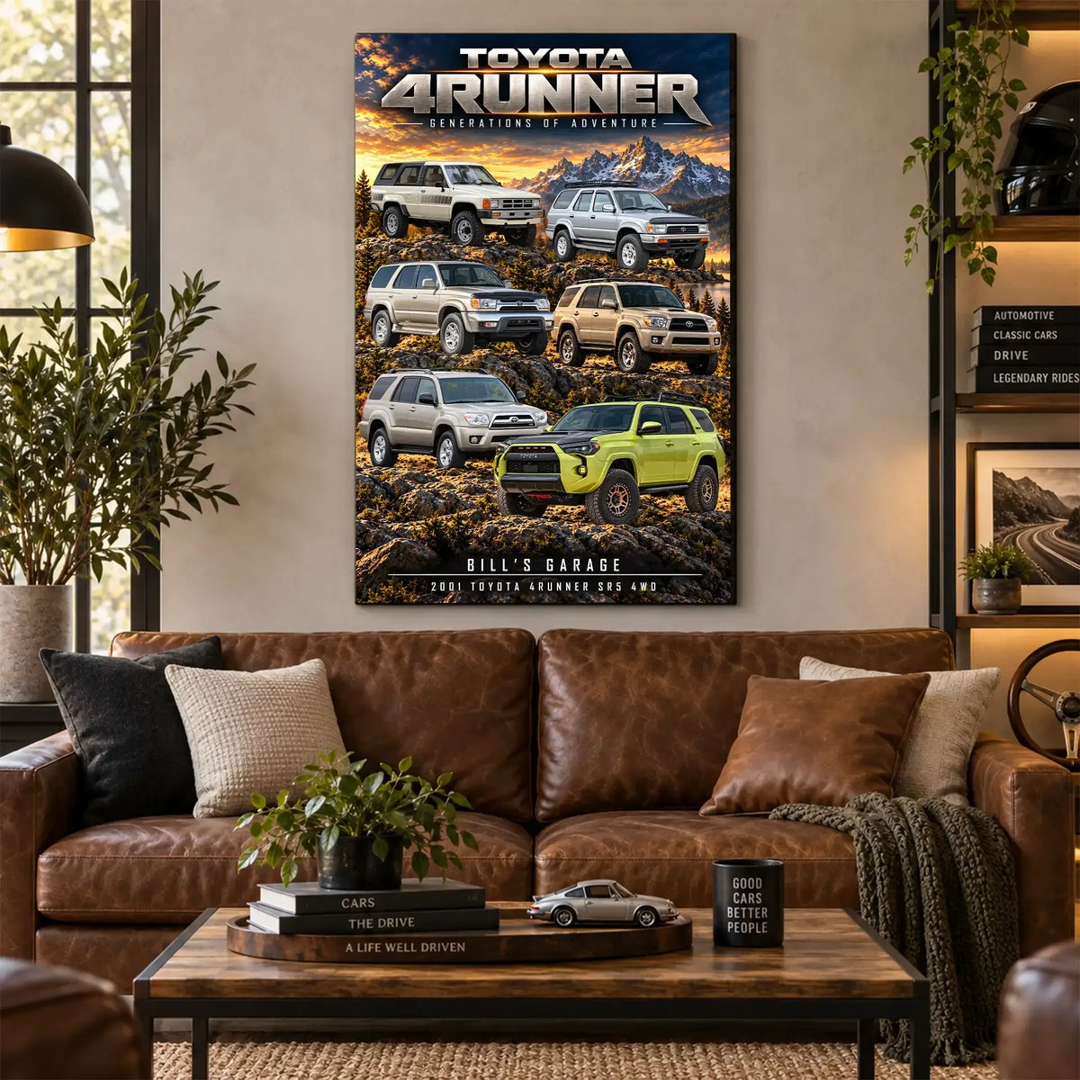 Personalized 4Runner Evolution SUV Canvas Wall Art