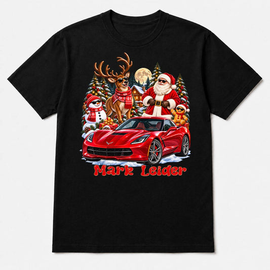 Personalized Car Christmas T-Shirt, Hoodie & Sweatshirt