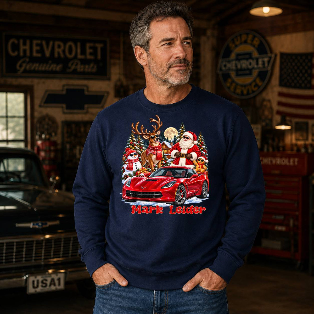 Personalized Car Christmas T-Shirt, Hoodie & Sweatshirt