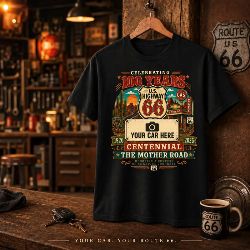 Your Car, Your Route 66 – Personalized T-Shirt, Hoodie & Sweatshirt